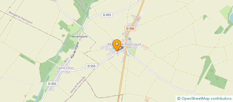 localisation de l'entreprise CA BOUGE A MARGERIE  MARGERIE-HANCOURT