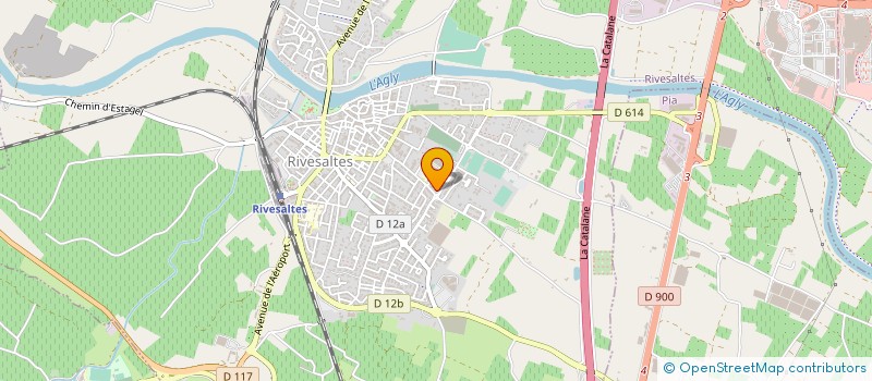 localisation de l'entreprise CA BOUGE AVEC LES ASSISTANTES MATERNELLES  RIVESALTES