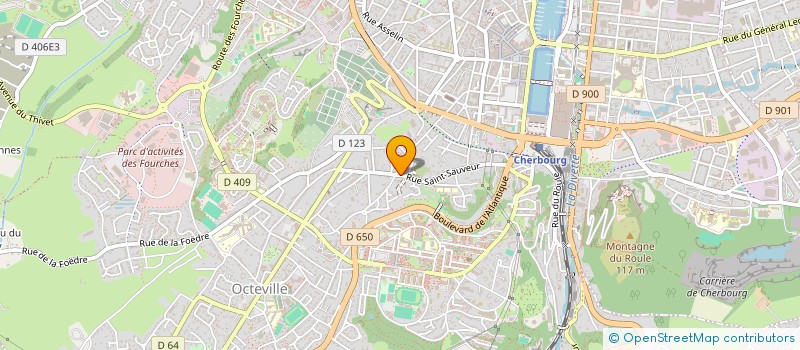 localisation de l'entreprise CA BOUGE DANS LA MANCHE  CHERBOURG-EN-COTENTIN