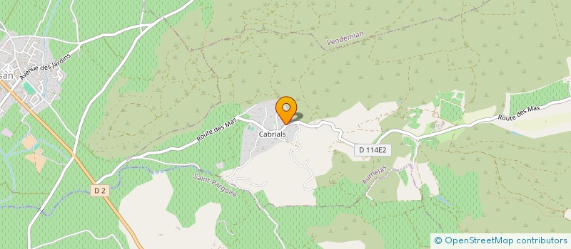 localisation de l'entreprise CA C'EST FAIT  AUMELAS