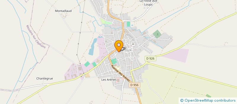 localisation de l'entreprise CA C FE à LEVROUX
