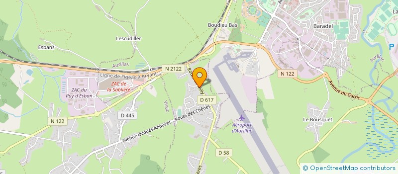localisation de l'entreprise CA CARROSSERIE à ARPAJON-SUR-CERE