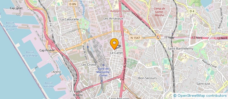 localisation de l'entreprise CA CARTOON à MARSEILLE