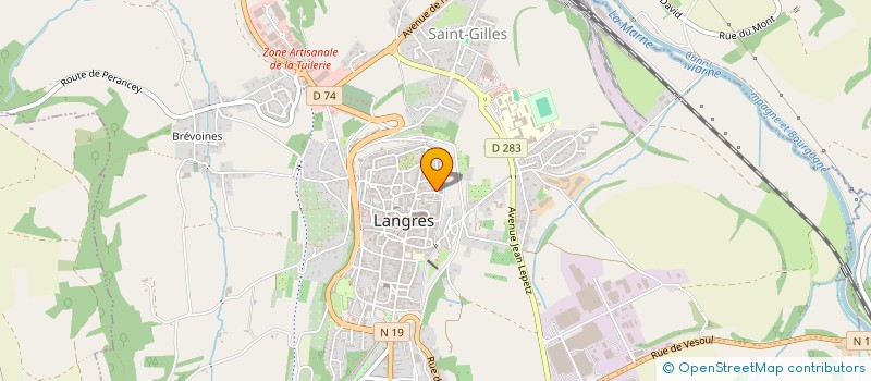 localisation de l'entreprise CA CHANGE UN PEU à LANGRES