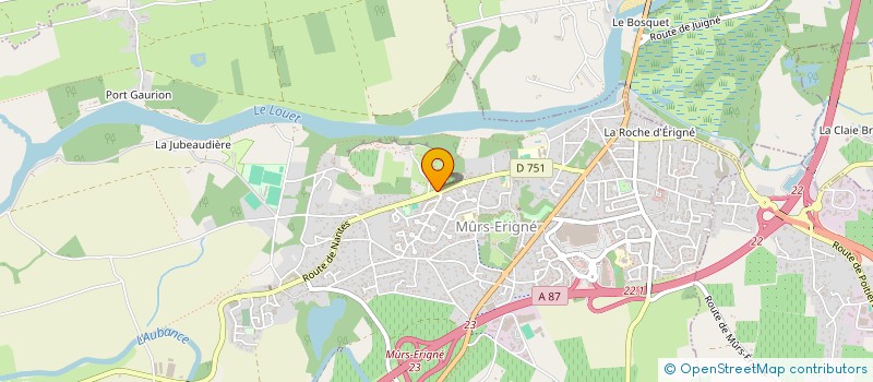 localisation de l'entreprise CA CHAUFFE EN FEVRIER THEATRAL FESTIVAL  MURS-ERIGNE