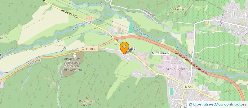 localisation de l'entreprise CA CLIC, MON LAPIN !  CHATENOIS