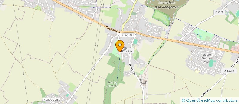 localisation de l'entreprise CA COEUR D'OSTREVENT  LEWARDE