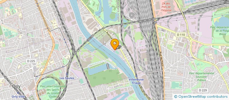 localisation de l'entreprise CA CONCEPT  VILLENEUVE-SAINT-GEORGES