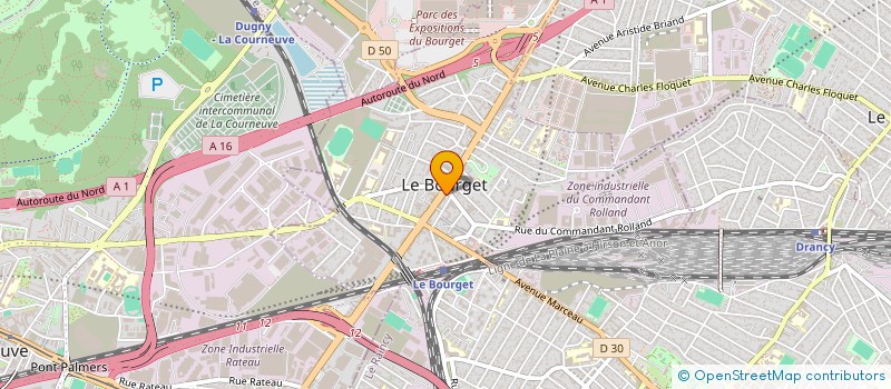 localisation de l'entreprise CA CONSULTING à LE BOURGET