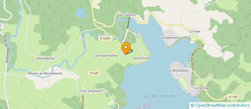 localisation de l'entreprise CA CREATIVE AGENCY à MONTSAUCHE-LES-SETTONS