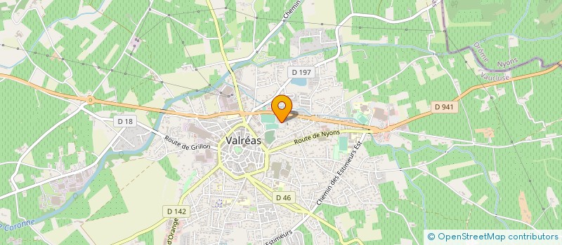 localisation de l'entreprise CA CROUSTILLE à VALREAS
