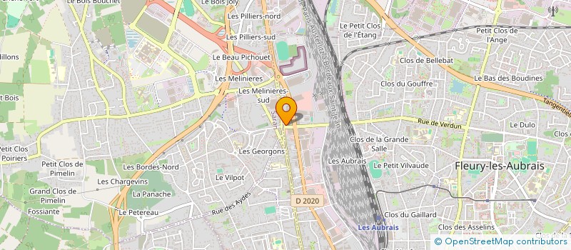 localisation de l'entreprise CA DANCE 45  FLEURY-LES-AUBRAIS
