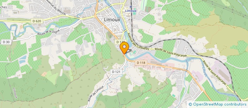 localisation de l'entreprise CA' DANSE  LIMOUX