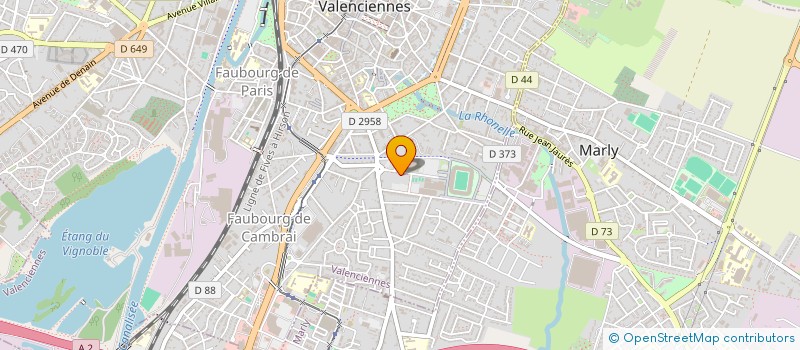 localisation de l'entreprise CA DE VALENCIENNES à SAINT-CONTEST