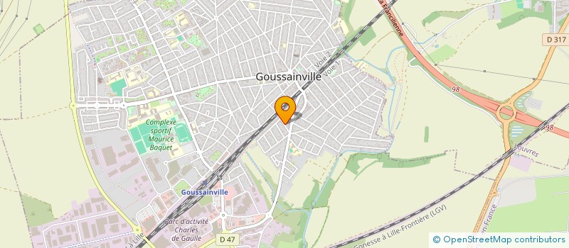 localisation de l'entreprise CA DECO ART  VILLIERS-LE-BEL