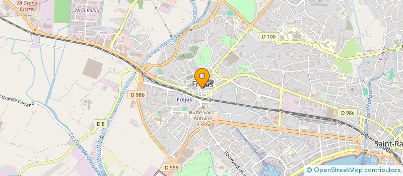 localisation de l'entreprise CA DECOIFF à FREJUS