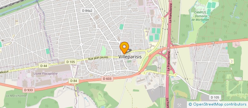 localisation de l'entreprise CA DEKOIF  VILLEPARISIS