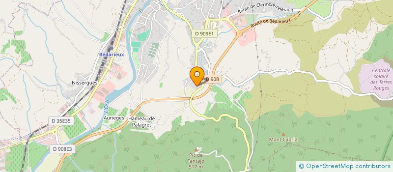 localisation de l'entreprise CA DEMEJAZZ à BEDARIEUX