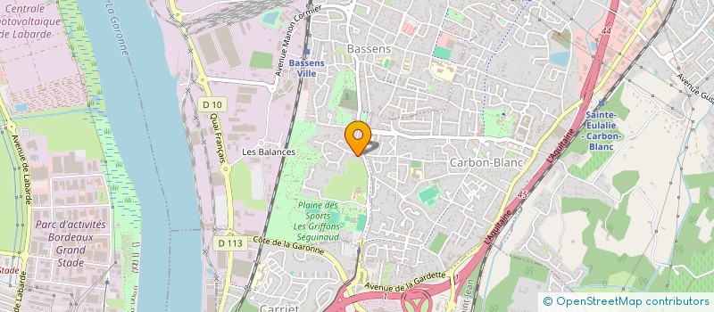 localisation de l'entreprise CA DEMENAGE  BASSENS