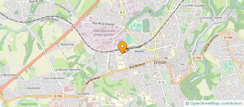 localisation de l'entreprise CA DINAN AGGLOMERATION à DINAN