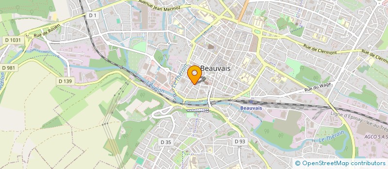 localisation de l'entreprise CA DU BEAUVAISIS à BEAUVAIS