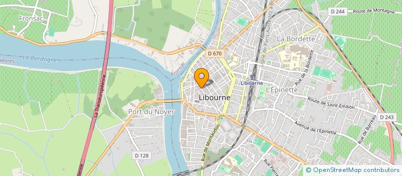 localisation de l'entreprise CA DU LIBOURNAIS à LIBOURNE