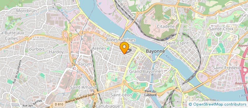 localisation de l'entreprise CA DU PAYS BASQUE à BAYONNE