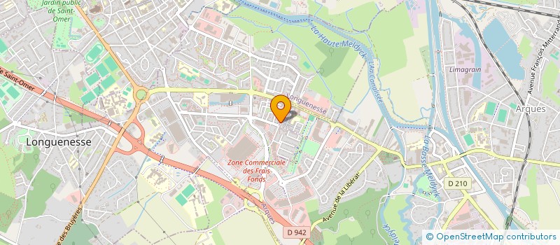 localisation de l'entreprise CA DU PAYS DE SAINT-OMER à LONGUENESSE