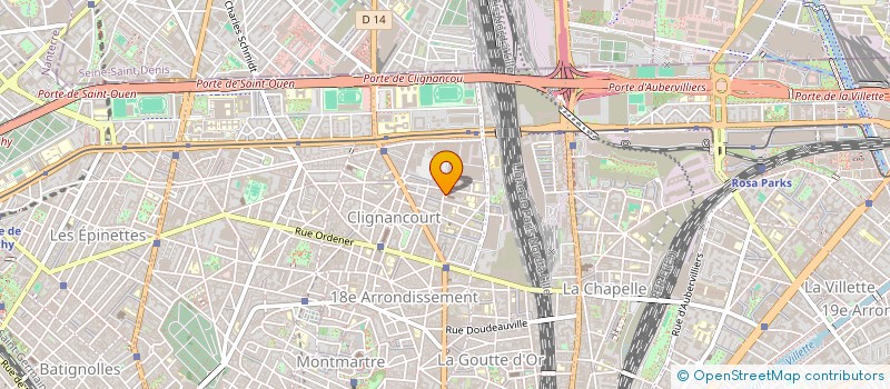 localisation de l'entreprise CA ECHAFAUDAGE à PARIS