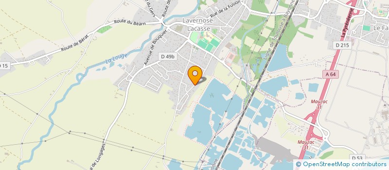 localisation de l'entreprise CA ELEC  LAVERNOSE-LACASSE