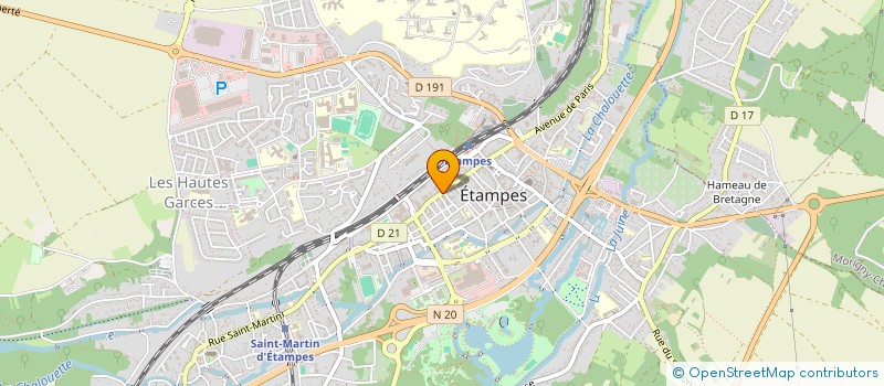 localisation de l'entreprise CA ETAMPOIS SUD ESSONNE à ETAMPES