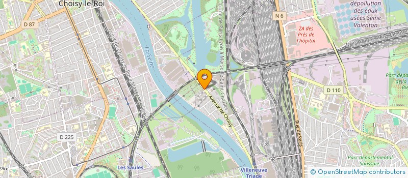 localisation de l'entreprise CA EUROPEENNE FOOD  VILLENEUVE-SAINT-GEORGES