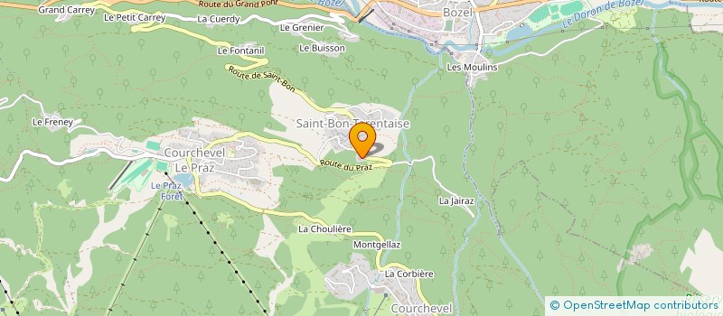 localisation de l'entreprise CA FARTE à COURCHEVEL