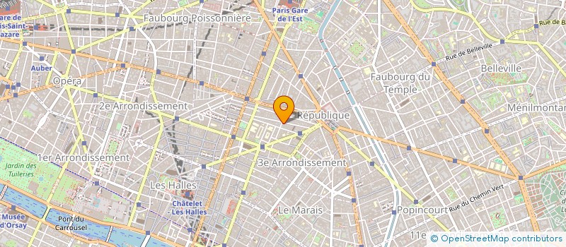 localisation de l'entreprise CA FE UN TABAC  PARIS