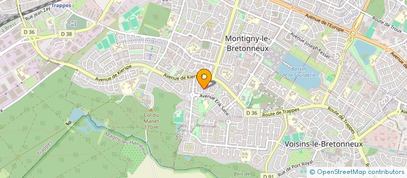 localisation de l'entreprise CA FINANCES à MONTIGNY-LE-BRETONNEUX
