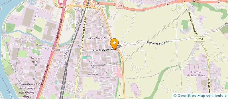 localisation de l'entreprise CA FORMATION à VALENCE