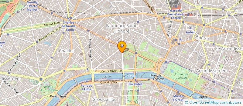 localisation de l'entreprise CA FRANCE à PARIS