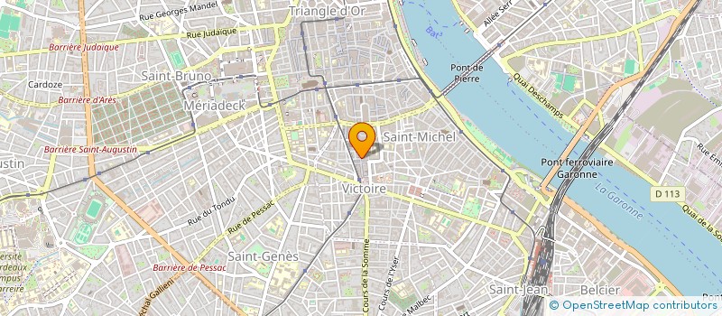 localisation de l'entreprise CA & FU  BORDEAUX