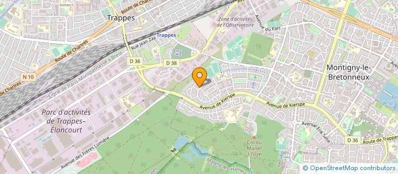 localisation de l'entreprise CA GAZ'L à MONTIGNY-LE-BRETONNEUX