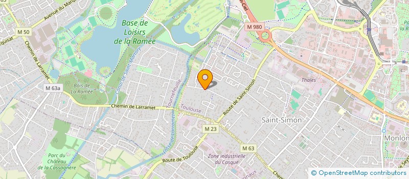 localisation de l'entreprise CA.GER.PA. à TOULOUSE