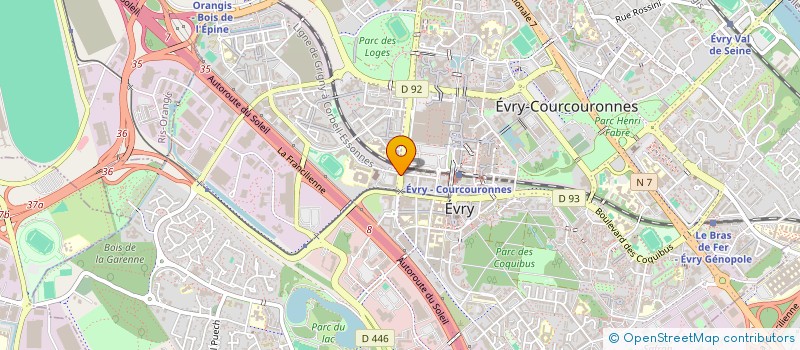 localisation de l'entreprise CA GRAND PARIS SUD SEINE ESSONNE SENART à EVRY-COURCOURONNES
