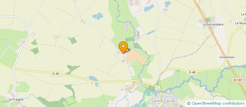 localisation de l'entreprise CA IMMO  SAINTE-CECILE