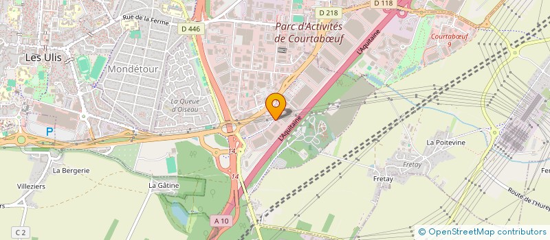 localisation de l'entreprise CA IMMO à LES ULIS