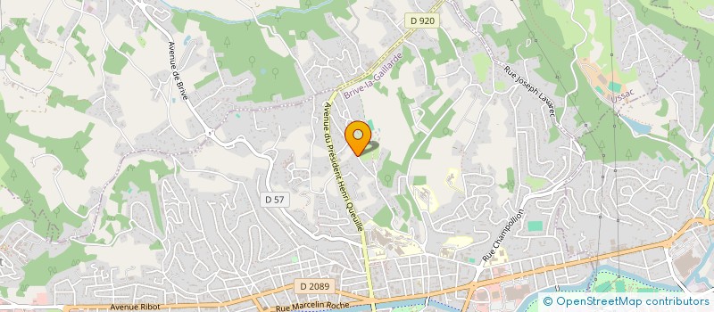 localisation de l'entreprise CA IMPERIA  BRIVE-LA-GAILLARDE