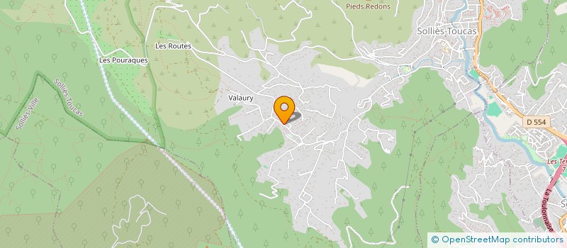 localisation de l'entreprise CA'INGENIERIE  SOLLIES-TOUCAS