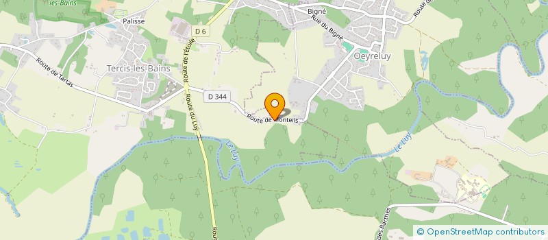 localisation de l'entreprise CA INGENIERIE  TERCIS-LES-BAINS