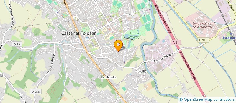 localisation de l'entreprise CA INVEST  CASTANET-TOLOSAN