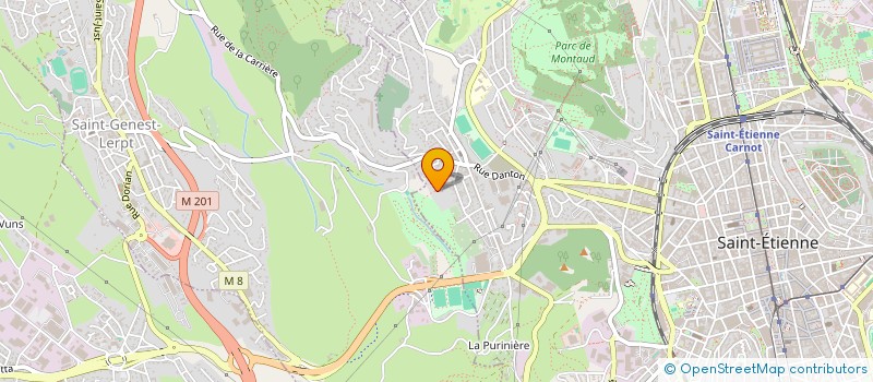 localisation de l'entreprise CA IRA  SAINT-ETIENNE