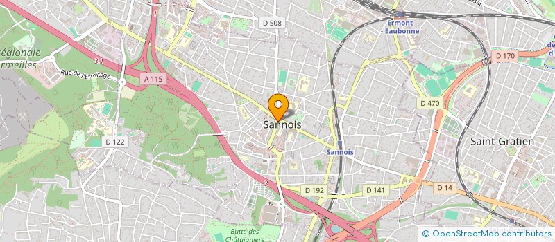 localisation de l'entreprise CA ISOL' à SANNOIS