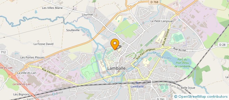 localisation de l'entreprise CA LAMBALLE TERRE ET MER à LAMBALLE-ARMOR